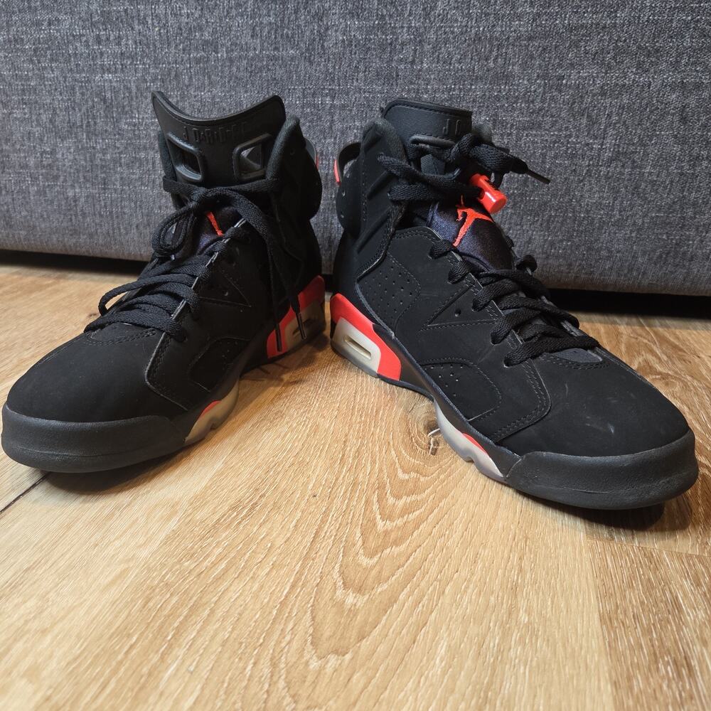 Nike Air Jordan 6 Retro Black Infrared 2019 Size 10 384664-060 No Box Ships Fast